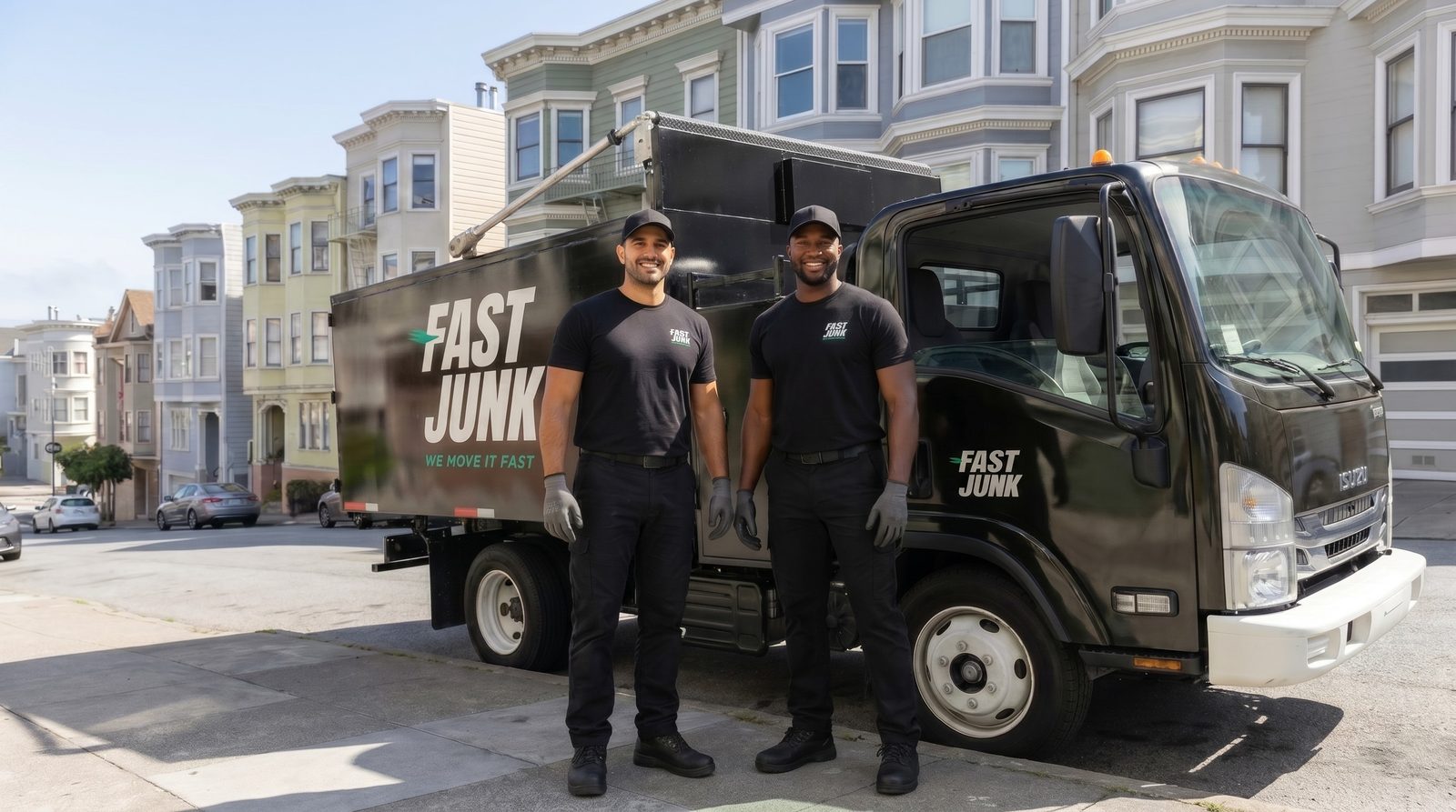 Fast Junk Removal crew serving San Francisco and San Mateo County
